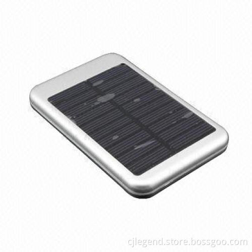 Portable Solar Power Charger Bank with 5,000mAh High Capacity, for iPhone/iPod/MP3/MP4/PSP